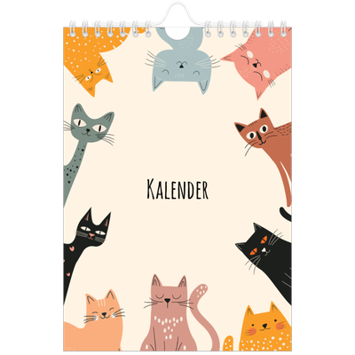 Fotokalender A5 — Kattenpoten en krabbels [omslag]