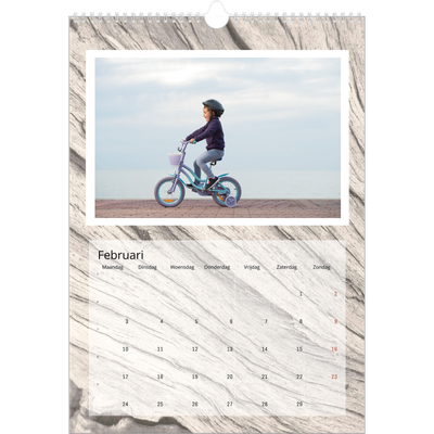 A3 Jaarkalenders — Boomschors [Februari]