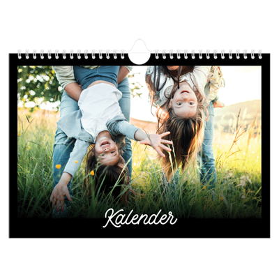 Fotokalender A4 — Zwart [omslag]
