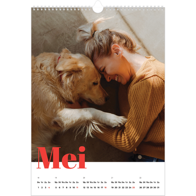 A3 Jaarkalenders — Een dikgedrukt jaar [omslag]