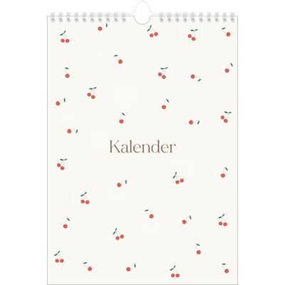 Fotokalender A4 (20 x 30 cm) — Gelukzalig kers [omslag]