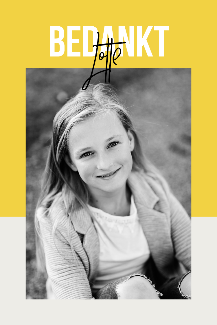 Bedankkaarten — Kleurrijke communie