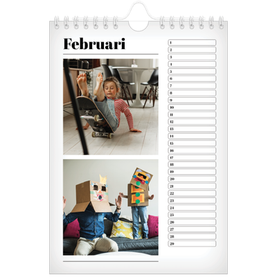 Fotokalender A5 — Vers van de pers [Februari]