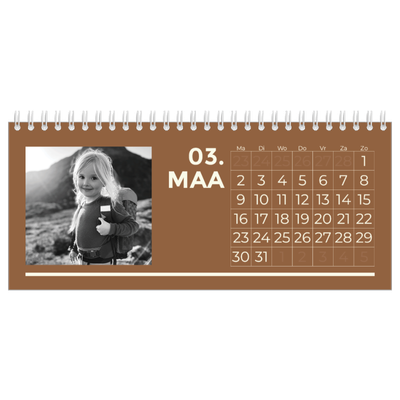 Bureaukalenders — Modern en gedurft [Maart]