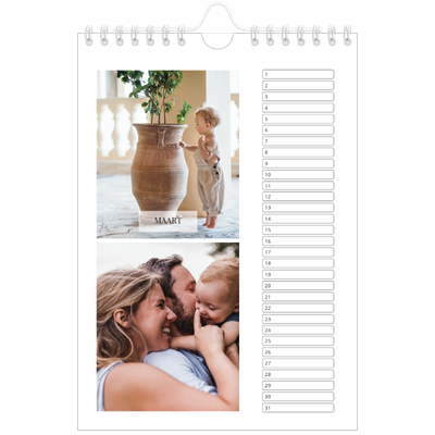 Fotokalender A5 — Klassieke kalender [Maart]