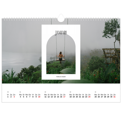 Fotokalender A3 — De open boog [Januari]