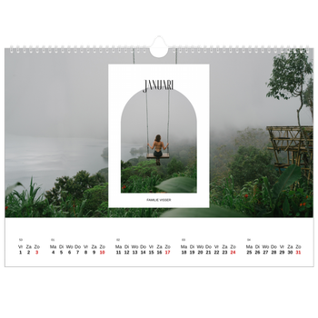 Fotokalender A3 — De open boog