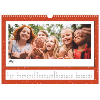 Fotokalender A3 — Snapshots in felle kleuren [omslag]