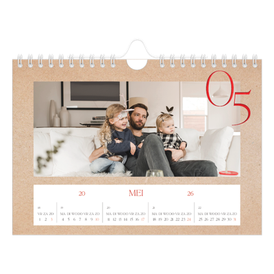 Fotokalender A5 — Rode stippen [omslag]