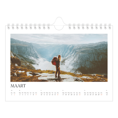 Fotokalender A5 — Surfing sunsets [Maart]