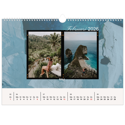 Fotokalender A3 — Zin in avontuur [Februari]