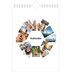 Fotokalender A5 — Collage in blokkenpatroon [omslag]