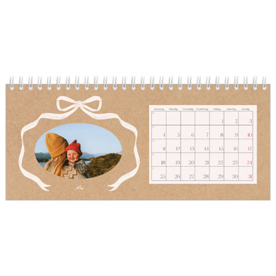 Bureaukalenders — Kraft en strik [omslag]