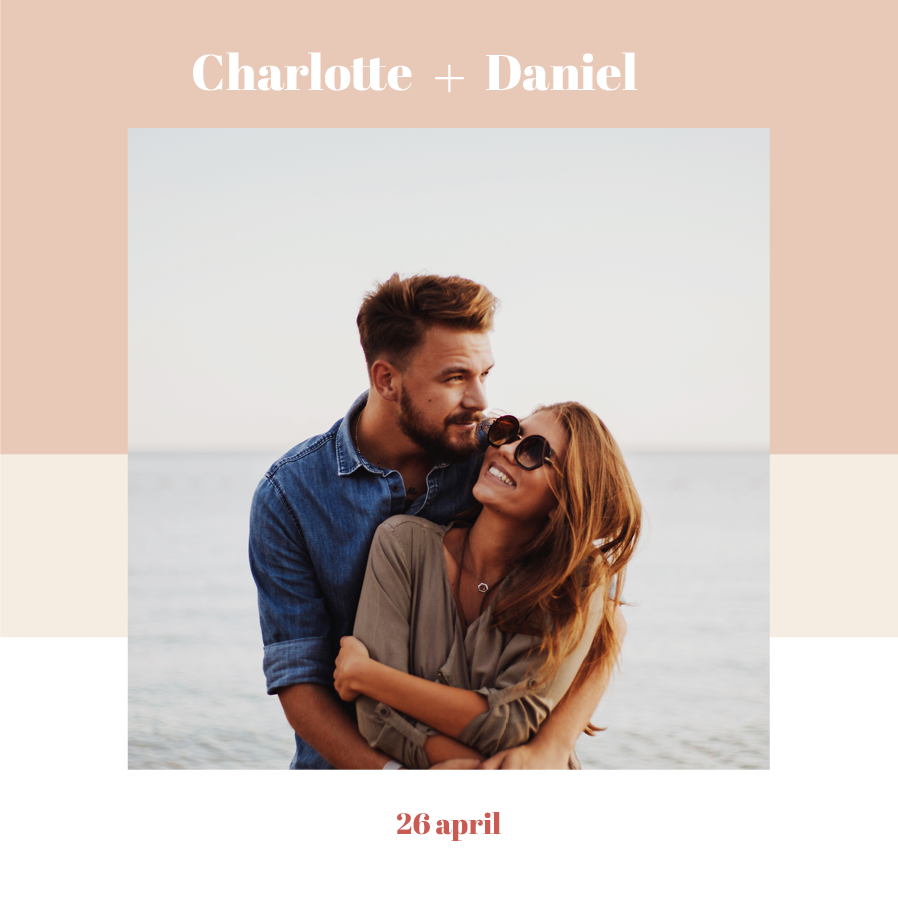 Uitnodigingen — Pastelstrepen