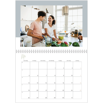 Fotokalender A4 Dubbel (30 x 40 cm) — Aardse frames [omslag]