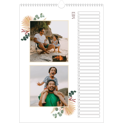 Verjaardagskalenders A3 — Bohemian [Mei]