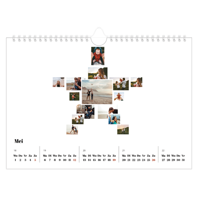 Fotokalender A4 — Collage shapes [omslag]