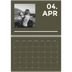 Fotokalender A4 Dubbel (30 x 40 cm) — Modern en gedurft [April]