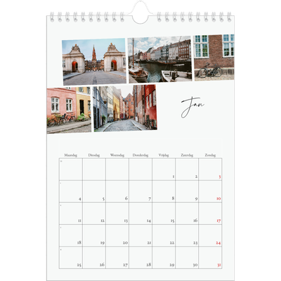 Fotokalender A4 (20 x 30 cm) — City trip [Januari]