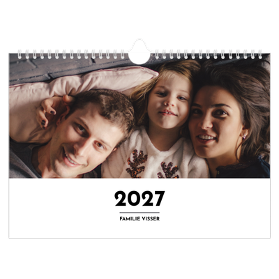 Fotokalender A4 — Schijnwerper effect [omslag]