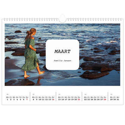 Fotokalender A3 — Het hele verhaal [Maart]