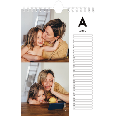 Fotokalender A5 — Schijnwerper effect [April]