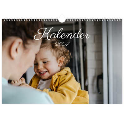 Fotokalender A3 — Handgeschreven maanden [omslag]