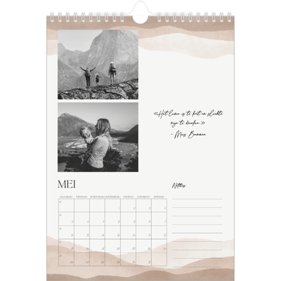 Fotokalender A4 (20 x 30 cm) — Welzijn quotes [omslag]