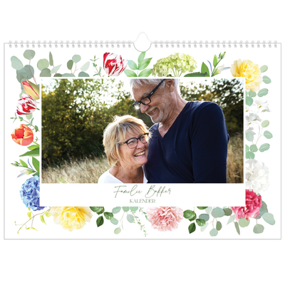 Fotokalender A3 — Klassieke bloemen [omslag]