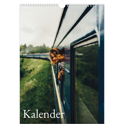 A3 Jaarkalenders — Eenvoudige letters [omslag]