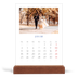Bureaukalender met houten standaard  — Kobalt klassieker [Januari]