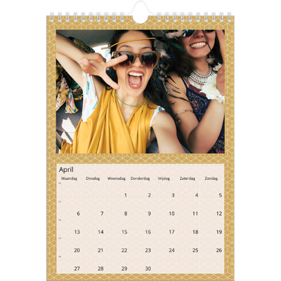 Fotokalender A4 (20 x 30 cm) — Geometrisch [April]