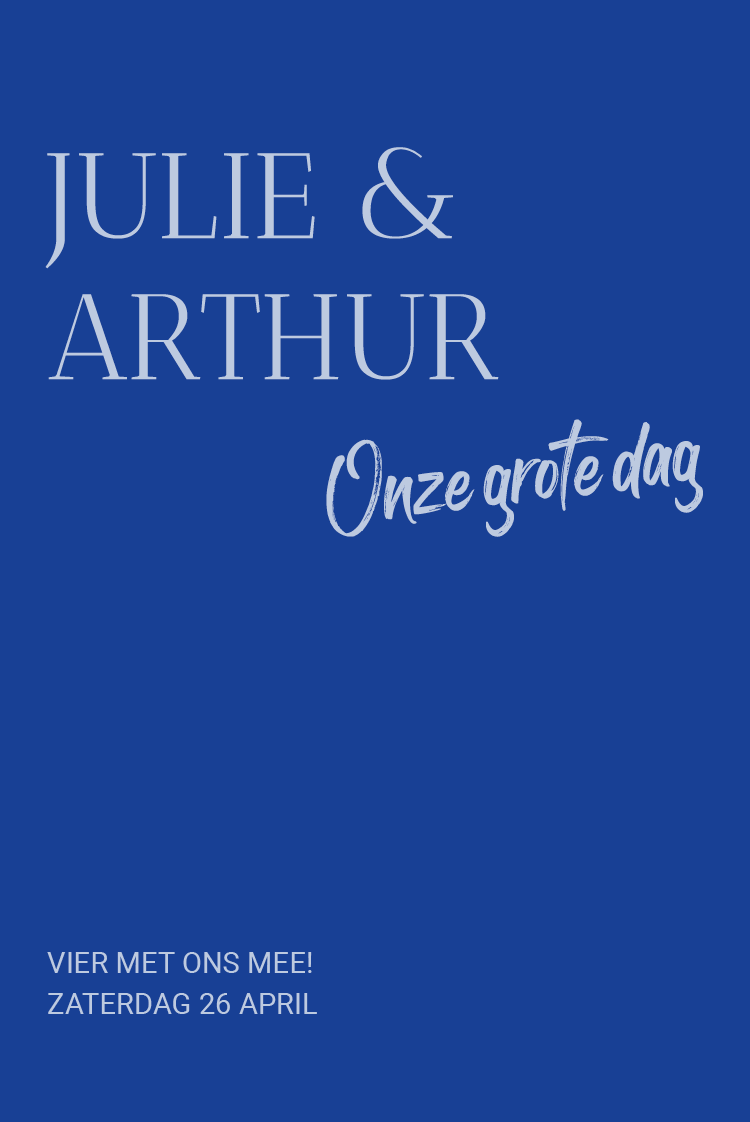 Uitnodigingen — Kobalt klassieker