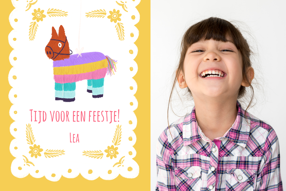 Uitnodigingen — Piñata Feest