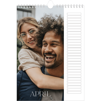 Verjaardagskalenders A4 — Groots [April]