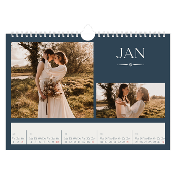 Fotokalender A4 — Leisteen & schreef