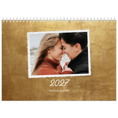 Fotokalender A4 Dubbel (30 x 40 cm) — Fotocollage [omslag]