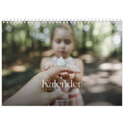 Fotokalender A4 Dubbel (30 x 40 cm) — Twaalf grote maanden [omslag]