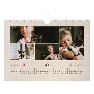 Fotokalender A5 — Craft stempel effect [omslag]