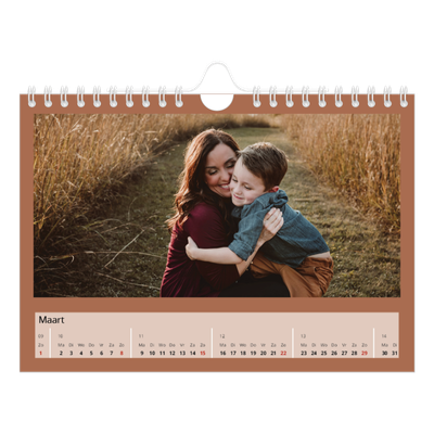 Fotokalender A5 — Aardetinten [Maart]