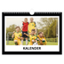 Fotokalender A4 — Compleet zwart kader [omslag]