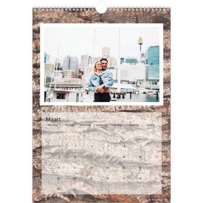 A3 Jaarkalenders — Boomschors [Maart]