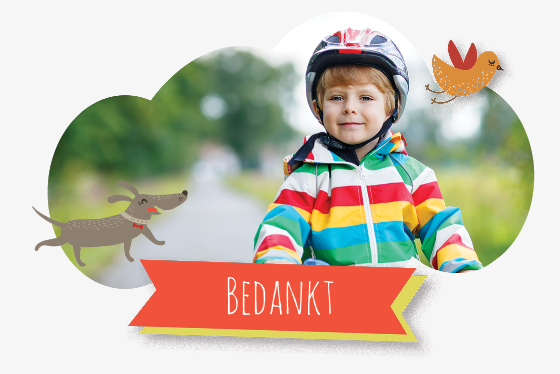 Bedankkaarten — Kinderfeestje