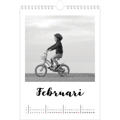 Fotokalender A4 (20 x 30 cm) — Handgeschreven letters [Februari]