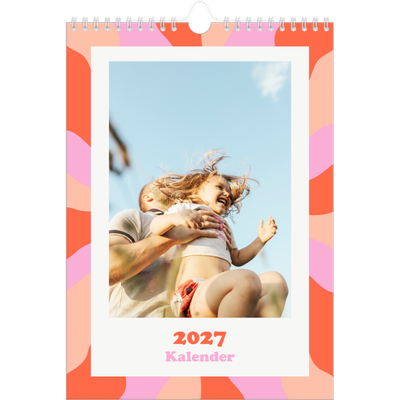Fotokalender A4 (20 x 30 cm) — Speelse patronen [omslag]