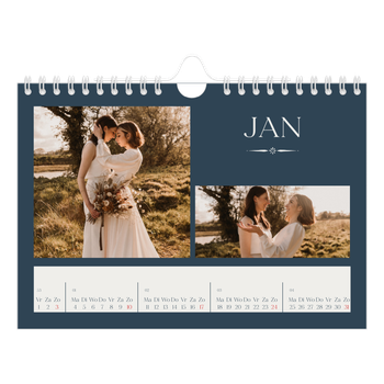 Fotokalender A5 — Leisteen & schreef
