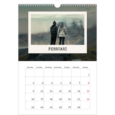 A3 Jaarkalenders — De portretselectie [Februari]
