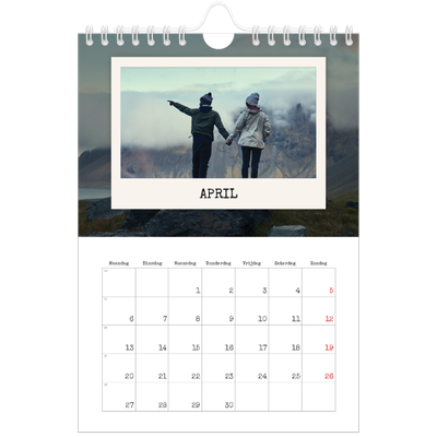 Fotokalender A5 — De portretselectie [April]