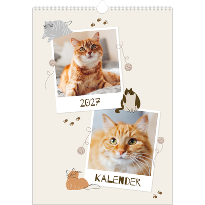 A3 Jaarkalenders — Speelse kitten [omslag]