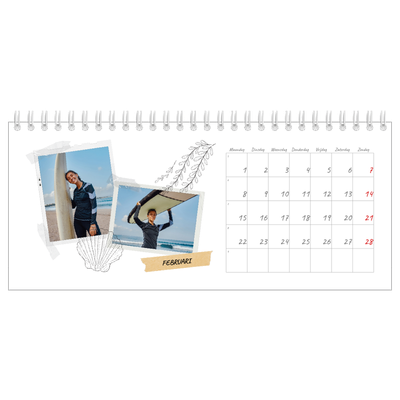 Bureaukalenders — Plakboek flair [Februari]